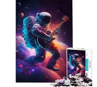 Puzzles for Adults 1000 Piece Space Musician Help The Brain Exercise But Fun And Humorous Toy Wall Decor for And from 14 Years And over (38x52cm)