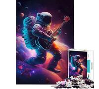Puzzles for Adults 1000 Piece Space Musician Help The Brain Exercise But Fun And Humorous Toy Wall Decor for And from 14 Years And over (38x26cm)