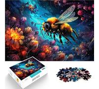 Puzzles for Adults 1000 Piece starry sky bee Family Fun Puzzle 26x38cm Birthday Present Gifts Wall Art Suitable for and teens 14+