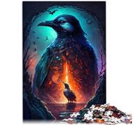 Puzzles for Adults 1000 Piece Sweet Penguin Toy Intellectual Game 26x38cm deal as gifts for the whole family for teenager 14+
