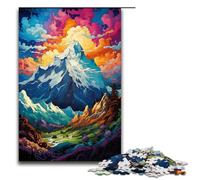 Puzzles for Adults 1000 Piece Swiss Jungfrau Color Toy Intellectual Game Is Ideal As A Gift for The Whole Family 75x50cm