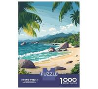 Puzzles for Adults 1000 Piece Tayrona National Park, Col Teenager Puzzles Brain Teaser Game Home Decoration Fun at Home Activities, 38x26cm/1000pcs
