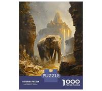 Puzzles for Adults 1000 Piece Temple Guardian Teenager Puzzles Brain Teaser Game Home Decoration Fun at Home Activities, 70x50cm/1000pcs
