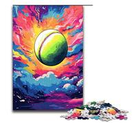 Puzzles for Adults 1000 Piece Tennis Ball by SplattersLots of Thick Coloured Cloud Toy Intellectual Game Is Ideal As A Gift for The Whole Family 1000 PCS