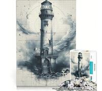 Puzzles for Adults 1000 Piece The Architects Lighthouse Toy Wall Decor Challenging To Complete Unique Birthday And Gifts 38x26cm