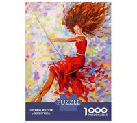 Puzzles for Adults 1000 Piece The Girl on The Swing Jigsaw for Adults Relax Games Difficult Hard Unique Birthday And Xmas Gifts 70x50cm/1000pcs