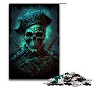 Puzzles for Adults 1000 Piece The Pirate Skull Jigsaw Birthday Present Gifts for And Teenager Age 14 Years Up 75x50cm