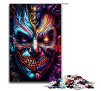 Puzzles for Adults 1000 Piece The Psycho Clown Jigsaw Puzzle Home Educational Games DIY Toys Great Gift for Games 75x50cm