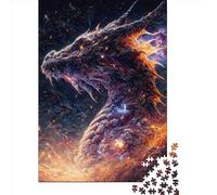 Puzzles for Adults 1000 Piece The_Rainbow_Dragon Creative Wooden Puzzles-Puzzle Hands-on Game Jigsaw-Family Decoration 1000pcs (75x50cm)