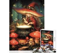 Puzzles for Adults 1000 Piece The Secret Ingredient Toy Wall Decor Art Work Gift for Educational Game Enhance Love between Couples Size 38x26cm