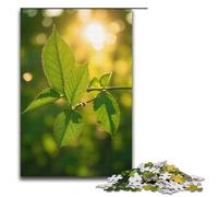 Puzzles for Adults 1000 Piece The Sunlight Shines through The Branches And Leaves Casting Mottled Shadows. Jigsaw Puzzle Home Educational Games DIY Toys Great Gift for Games 1000 PCS(38x26cm)