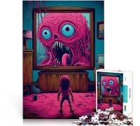 Puzzles for Adults 1000 Piece The TV Blob Made of cardboard，for and from 14 years and over Puzzle for Gift For Birthdays。size：38x52cm/14.96x20.47inch