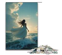 Puzzles for Adults 1000 Piece The Wind Is Rising Jigsaw Birthday Present Gifts for And Teenager Age 14 Years Up 1000 PCS(38x26cm)
