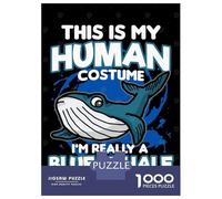 Puzzles for Adults 1000 Piece This Is My Human Costume Jigsaw for Adults Relax Games Difficult Hard Unique Birthday And Xmas Gifts 38x26cm/1000pcs