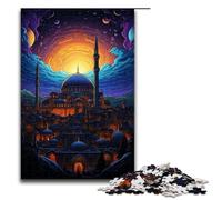 Puzzles for Adults 1000 Piece Türkiye Hagia Sophia Pattern Assembly Help The Brain Exercise Addictive Toys to Cultivate Patience 75x50cm