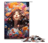 Puzzles for Adults 1000 Piece Underwater Goddess Colorful Psychedelic Toy Intellectual Game Is Ideal As A Gift for The Whole Family 75x50cm