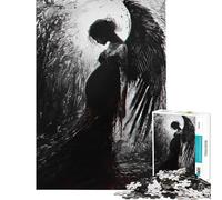 Puzzles for Adults 1000 Piece Veiled Mourning Teenager Puzzles Relaxing Games Staycation Kill Time Challenging Game Gifts (Size 38x52cm)