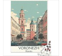 Puzzles for Adults 1000 Piece Voronezh, Russia | Analysis and logic Fun activities at home deal as gifts for the whole family 38x26cm