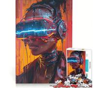 Puzzles for Adults 1000 Piece VR Lumin Family Games Interesting Stress Reduction Artists' Collection Fine Arts 38x26cm