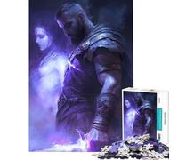 Puzzles for Adults 1000 Piece Warrior's Oath︰ Ethereal Bond Help The Brain Exercise But Fun And Humorous Toy Wall Decor for And from 14 Years And over (50x75cm)