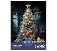 Puzzles for Adults 1000 Piece Watercolor Noel Jigsaws for Adults Brain Teaser Game Analysis And Logic Fun at Home Activities, 70x50cm/1000pcs