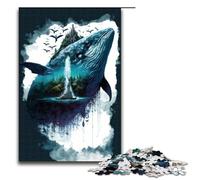 Puzzles for Adults 1000 Piece Whale in The Trees Jigsaw Puzzle Home Educational Games DIY Toys Great Gift for Games 75x50cm