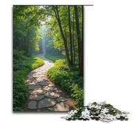 Puzzles for Adults 1000 Piece Winding Path Leads to Secluded Place Jigsaw Puzzle Home Educational Games DIY Toys Great Gift for Games 1000 PCS(38x26cm)