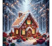 Puzzles for Adults 1000 Piece,Winter Woods Cabin jigsaw puzzles for adults 1000 pieces Puzzle Classic Educational Game puzzle for Family Game and Birthday Gifts