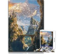 Puzzles for Adults 1000 Pieces A Bridge Between Worlds Toy Intellectual Game Presents for Women Gift Birthday Size 38x26cm