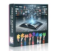 Puzzles for Adults 1000 Pieces - A Futuristic Electronic Book with Digital Pages Hard Difficult Jigsaw Puzzles Educational Game Challenge Puzzle -50x70 cm
