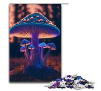 Puzzles for Adults 1000 Pieces A Group of Magic Mushrooms Impossible Puzzle Family Game Stress Reliever Difficult Challenge 75x50cm