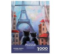 Puzzles for Adults 1000 Pieces A Look at Paris Jigsaws for Adults Brain Teaser Game Analysis And Logic Unique Birthday And Xmas Gifts 52x38cm/1000pcs