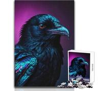 Puzzles for Adults 1000 Pieces A Raven Curiosity Toy Intellectual Game Presents for Women Gift Birthday Size 38x52cm