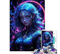 Puzzles for Adults 1000 Pieces A Royal Witch Peaceful Brain Teaser Toy Smooth Burr-free Edges Creative Gifts for Home Decor (Size 38x52cm)