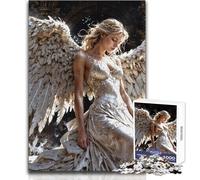 Puzzles for Adults 1000 Pieces A Sultry Angel Cast Down Relaxing Games Difficult Challenge Gift For Birthdays Size 50x75cm