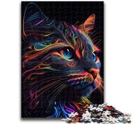 Puzzles for Adults 1000 Pieces Abstract Cat Surreal for Age 14+ Quiz Game Fun at Home Activities, Birthday Present,Travel Gifts 50x75cm