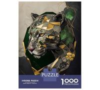 Puzzles for Adults 1000 Pieces Abstract Panther Jigsaw for Adults Brain Teaser Game Analysis And Logic Fun Activities at Home 70x50cm/1000pcs