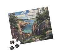 Puzzles For Adults 1000 Pieces - Acadia National Park Jigsaw Puzzle, Brain Teaser Fun Game