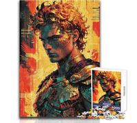Puzzles for Adults 1000 Pieces Achilles︰ Fury Unleashed Toy Intellectual Game Presents for Women Gift Birthday Size 38x52cm