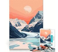 Puzzles for Adults 1000 Pieces Alaskan Nature Art Tight Fit Play Logic Fun Toy Easy Play Game Xmas Art Gift (50x75cm)