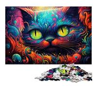 Puzzles for Adults 1000 Pieces Alice Cat Puzzle Toys Unique Home Decor And Gifts Suitable for And Teenager 14 And Up 1000 PCS(38x26cm)