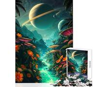 Puzzles for Adults 1000 Pieces Alien Jungle River Dreamscape Jigsaw 1000 Pieces Educational Games Great Gifts And Toys Hand Speed Race (38x52cm)