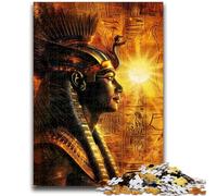 Puzzles for Adults 1000 Pieces Ancient Egyptian God Ra Help The Brain Exercise Addictive Toys to Cultivate Patience Parent-child Interaction 26x38cm