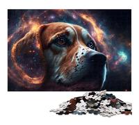 Puzzles for Adults 1000 Pieces Animal Beagle Precision Cut Jigsaw Puzzle Is Ideal As Gifts for The Whole Family 1000 PCS(75x50cm)