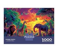 Puzzles for Adults 1000 Pieces - Animal World, Special Shape Jigsaw Puzzles, Challenging Impossible Puzzle, Fun Family Game & Unique Home Decor (38x26cm/1000pcs) Various Animals Idea