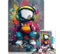 Puzzles for Adults 1000 Pieces Anime Headphones 1000 Pieces for Adults,Artistic Wall Decor & Birthday Gift Idea for Friends, Home Office (size 75x50cm)