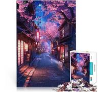 puzzles for adults 1000 pieces Anime Night Street Spielzeug Lernspiele Stressabbau Tolles Geschenk für Spiele38x26cm