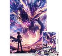 Puzzles for Adults 1000 Pieces Anime War of Creatures Jigsaw 1000 Pieces Educational Games Great Gifts And Toys Hand Speed Race (50x75cm)