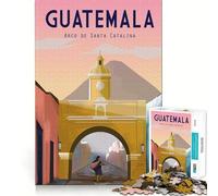 Puzzles for Adults 1000 Pieces Antigua Guatemala Tight Fit Play Logic Fun Toy Easy Play Game Xmas Art Gift (50x75cm)