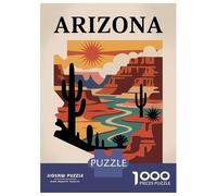 Puzzles for Adults 1000 Pieces Arizona Grand Canyon State Jigsaws for Adults Brain Teaser Game Pattern Assembly Challenging Game Gifts 70x50cm/1000pcs